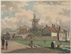 Antiguo molino de cacao De Goede Verwachting en Ámsterdam de Johan Rieke